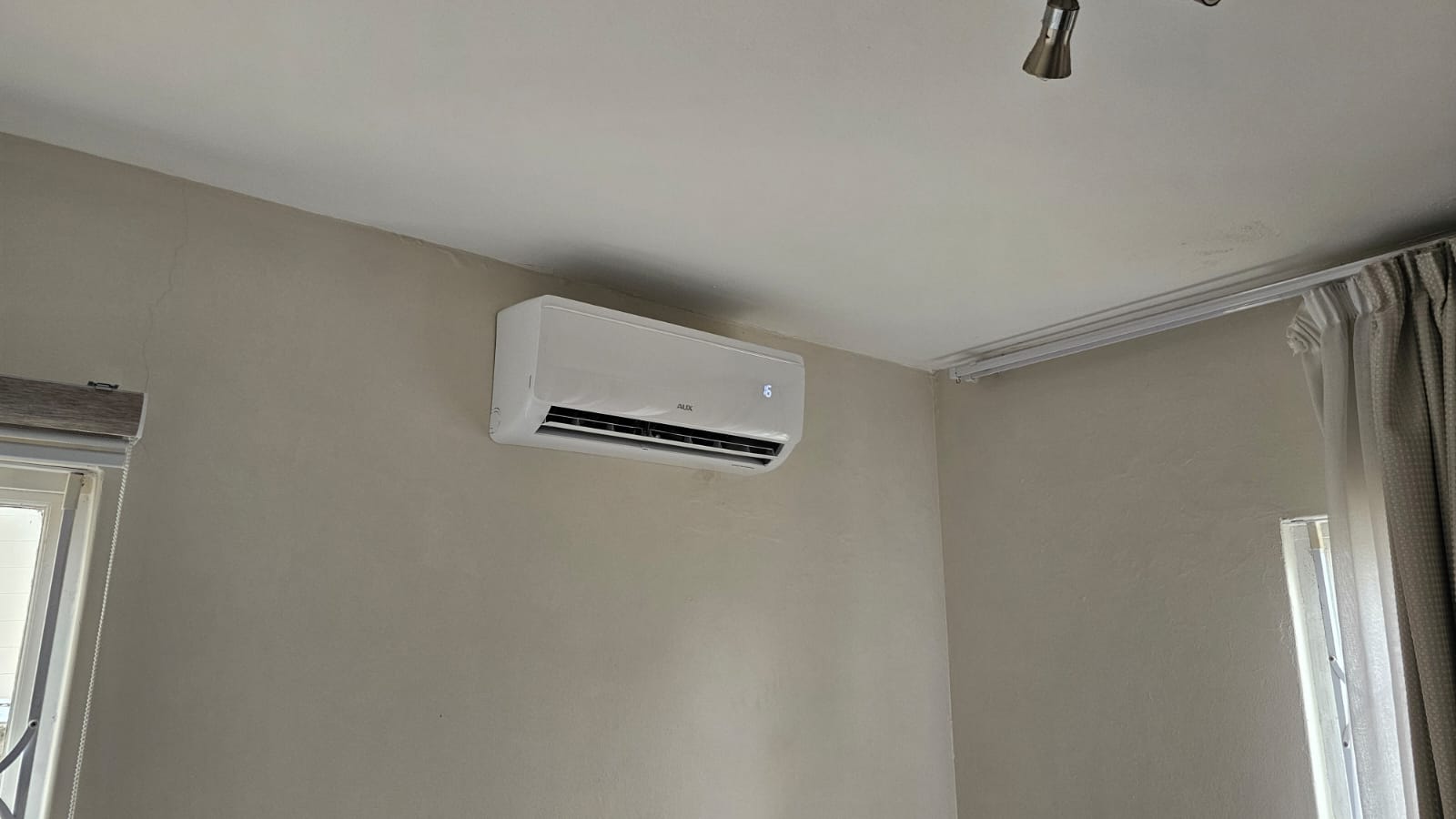 AUX air conditioner in room